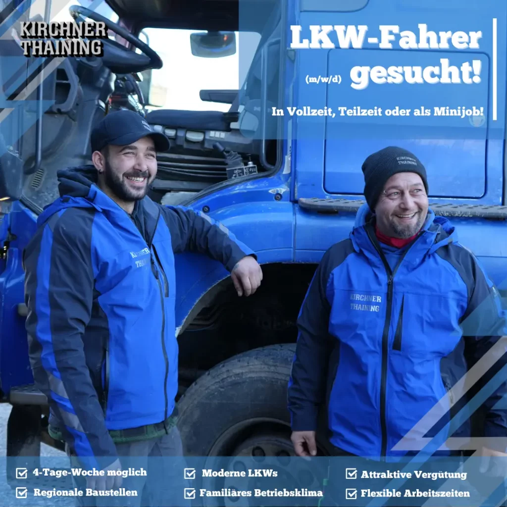 Arbeiten im Team Kirchner – Karriere im Tiefbau bei Landsberg