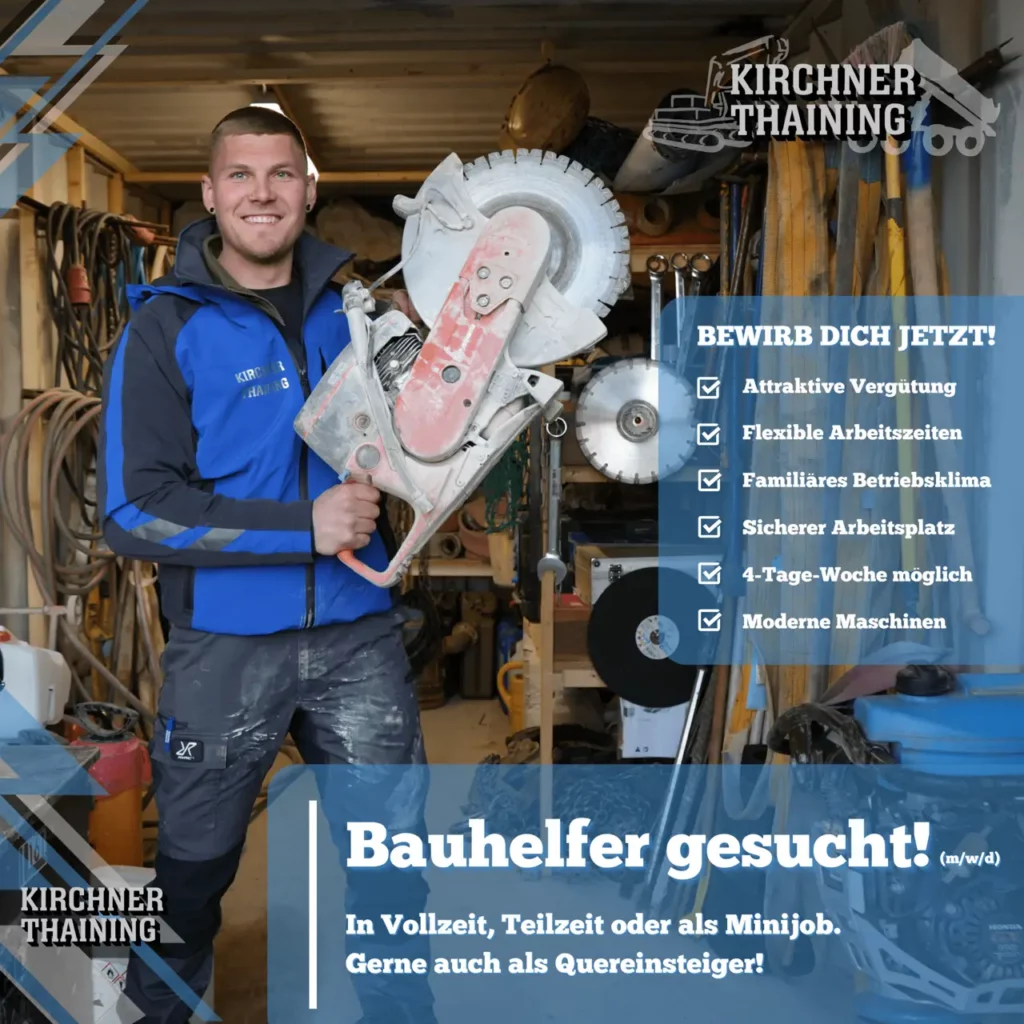 Arbeiten im Team Kirchner – Karriere im Tiefbau bei Landsberg