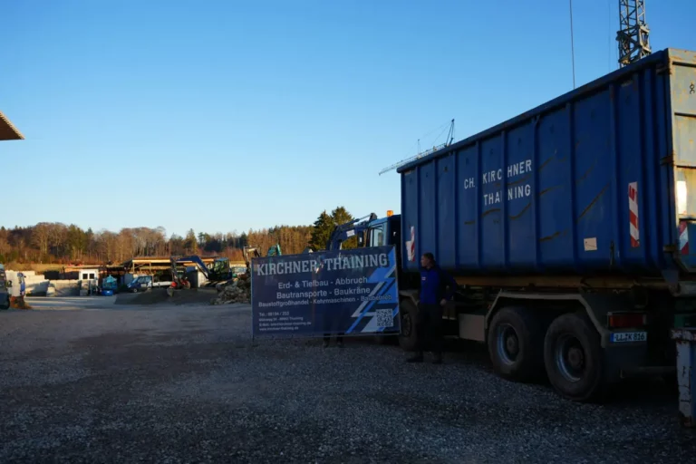 Containerdienst für Bauschutt und Aushub bei Landsberg am Lech