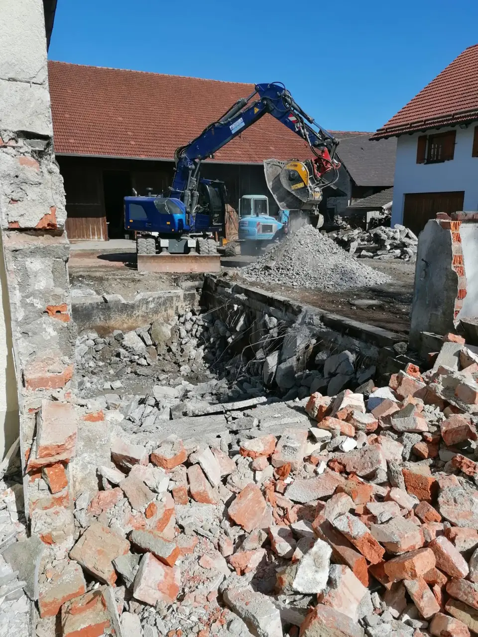 Entsorgung und Recycling von Bauschutt bei Thaining