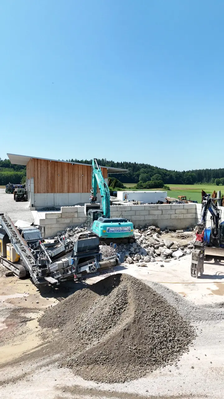 Entsorgung und Recycling von Bauschutt bei Thaining