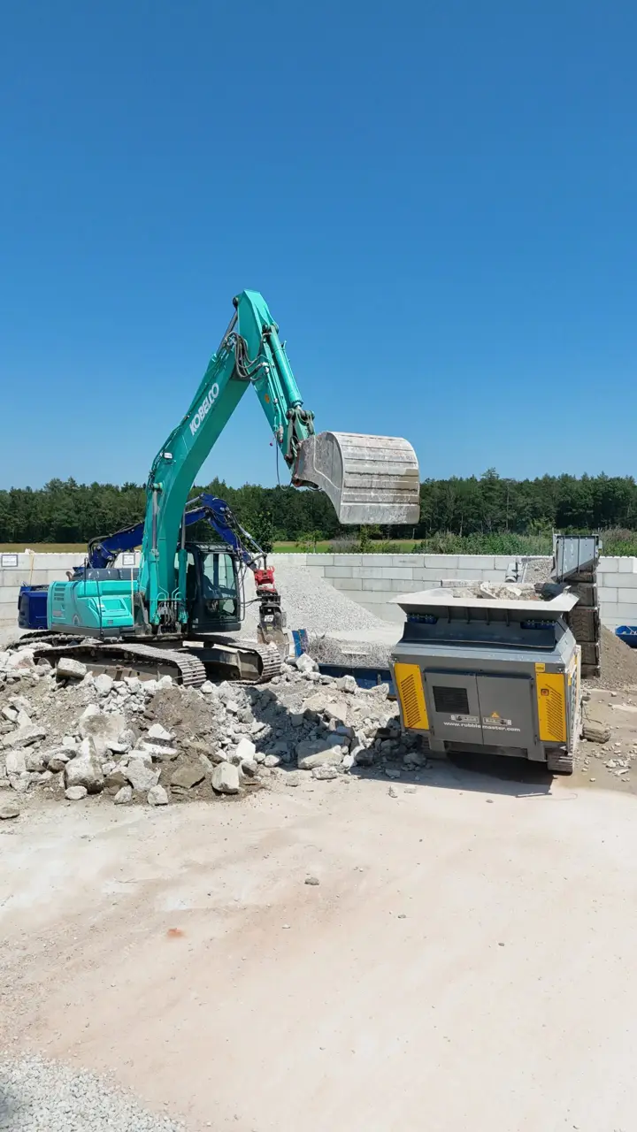 Entsorgung und Recycling von Bauschutt bei Thaining