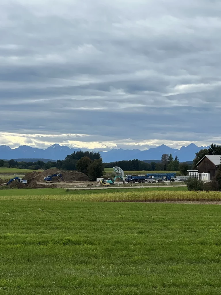 Reiterhof-Umbau im Landkreis Landsberg mit Alpenblick